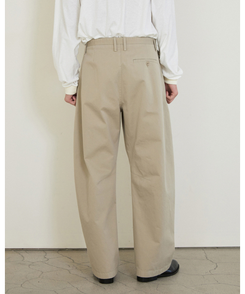 THEENDQUESTION(ジエンドクエスチョン)の「Chino belt pants / BEIGE(その他パンツ・レディース・その他・3/1/2)」の4枚目の写真