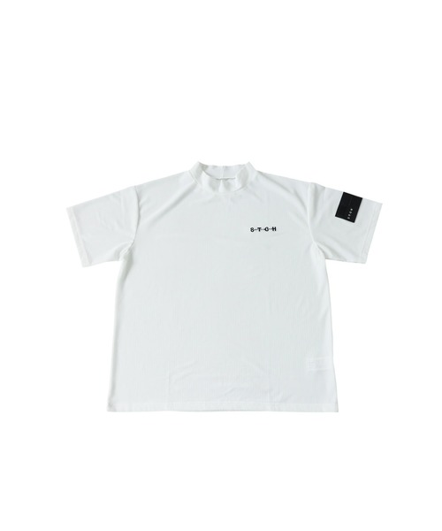 antiqua(アンティカ)の「【STCH】メッシュ生地 吸水速乾 モックネック プルオーバー(Tシャツ/カットソー・レディース・グリーン/ブルー/ブラック/ホワイト・LXL/ML)」の8枚目の写真