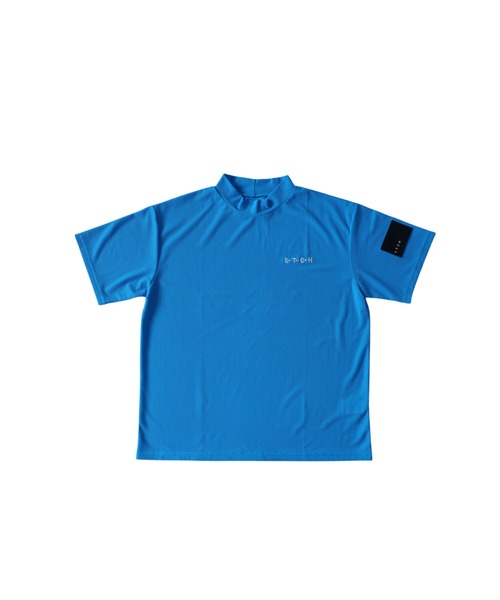 antiqua(アンティカ)の「【STCH】メッシュ生地 吸水速乾 モックネック プルオーバー(Tシャツ/カットソー・レディース・グリーン/ブルー/ブラック/ホワイト・LXL/ML)」の11枚目の写真