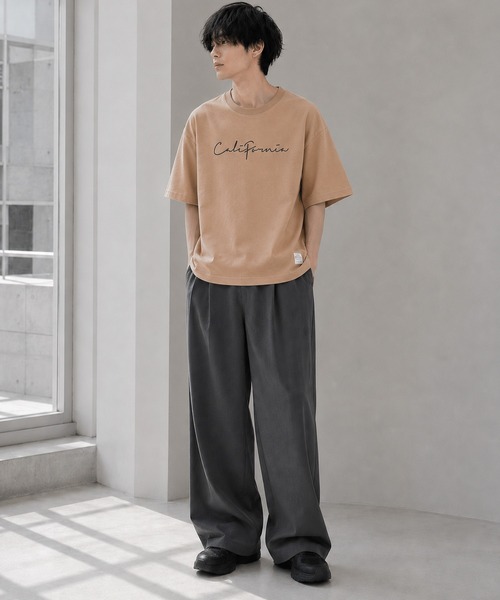 ARCHIVER(アーカイバ)の「【Bd】刺繍ロゴ 天竺 半袖クルーネックTシャツ(Tシャツ/カットソー・レディース・ベージュ/ホワイト・X-LARGE/LARGE)」の6枚目の写真