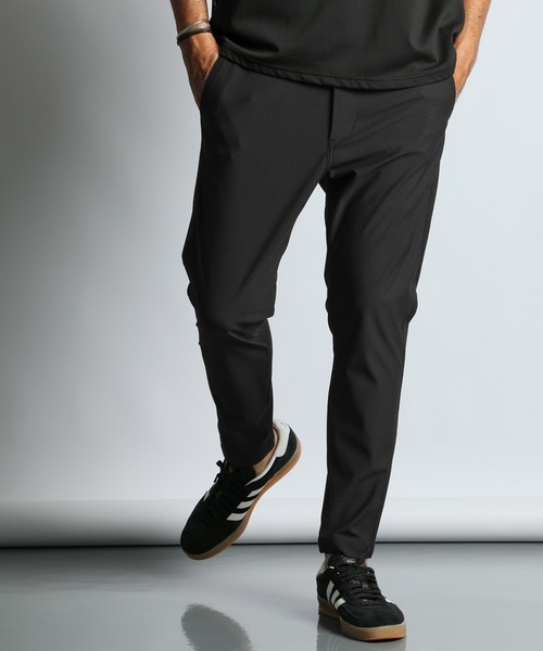 The DUFFER of ST.GEORGE(ザダファーオブセントジョージ)の「『WONDER SHAPE』OXFORD SLIM:360°全方向高伸縮『ワンダーシェイプ』吸水速乾 スリムフィットパンツ(スラックス・メンズ・ライトグレー/チャコールグレー/ブラック・MEDIUM/SMALL/X-LARGE/LARGE)」の4枚目の写真