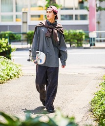 niko and...（ニコアンド）の「Flocked Denim Pants[niko and ...JEANS]（デニムパンツ）」