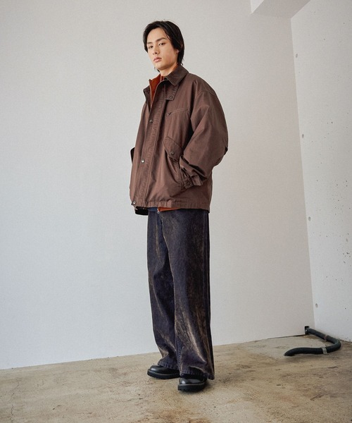 Flocked Denim Pants[niko and JEANS]（デニムパンツ）｜niko and