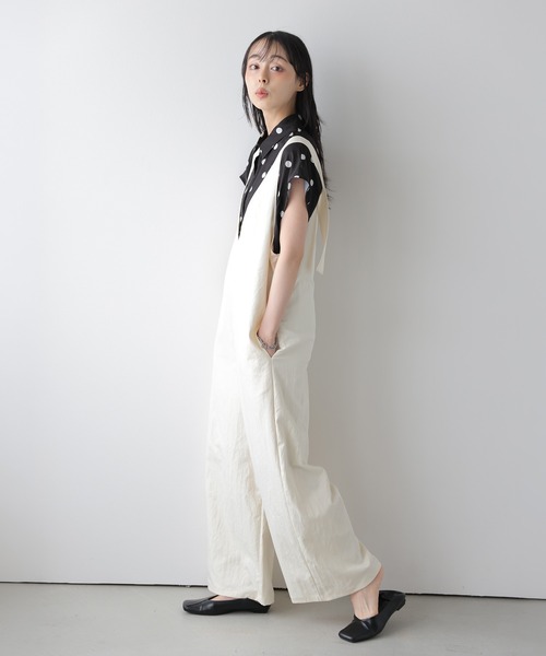 SUGAR BISKET(シュガービスケット)の「フレンチスリーブ シアーシャツ(シャツ/ブラウス・レディース・ホワイト/ブラック/ブラウン・フリー)」の9枚目の写真