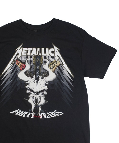 ROCK-OFF（ロックオフ）の「【ROCK-OFF】【3】METALICA FORTY YEAR T-SHIRTS（Tシャツ/カットソー・メンズ・ブラック・MEDIUM）」の4枚目の写真