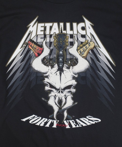ROCK-OFF（ロックオフ）の「【ROCK-OFF】【3】METALICA FORTY YEAR T-SHIRTS（Tシャツ/カットソー・メンズ・ブラック・MEDIUM）」の5枚目の写真