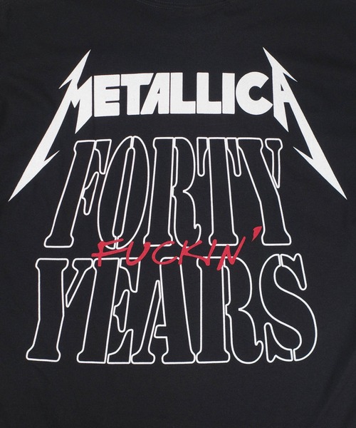 ROCK-OFF（ロックオフ）の「【ROCK-OFF】【3】METALICA FORTY YEAR T-SHIRTS（Tシャツ/カットソー・メンズ・ブラック・MEDIUM）」の10枚目の写真
