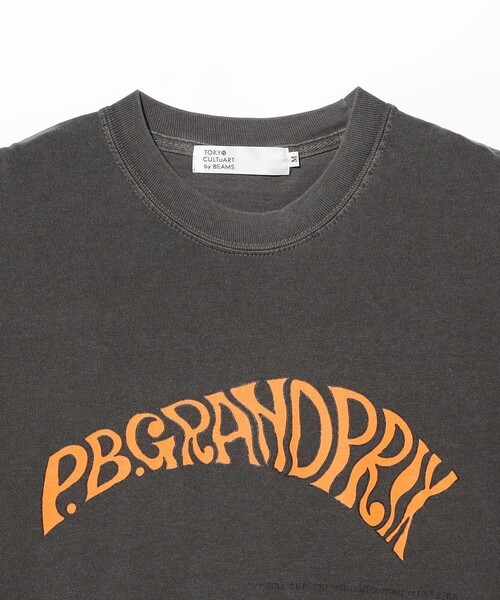 TOKYO CULTUART by BEAMS(トウキョウカルチャートバイビームス)の「週刊プレイボーイ / 田名網敬一 P.B.GRANPRIX LOGO T-Shirt(Tシャツ/カットソー・レディース・チャコールグレー・SMALL)」の2枚目の写真