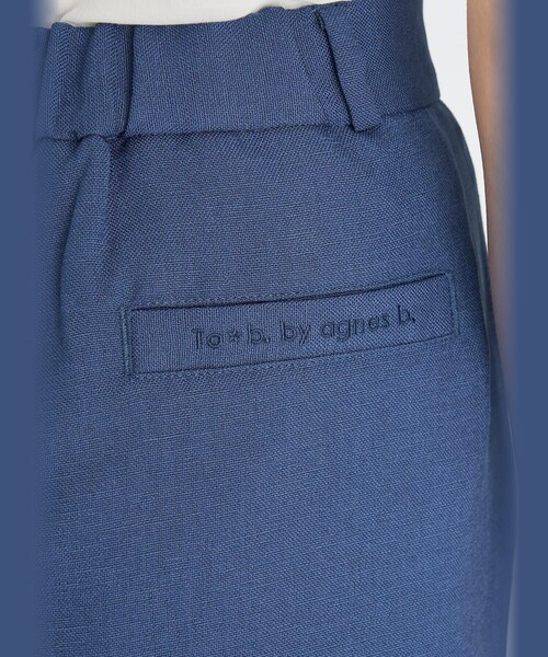 To b. by agnes b.(トゥービーバイアニエスベー)の「オックスフォード ショートパンツ(その他パンツ・レディース・ネイビー・36/40/38)」の6枚目の写真