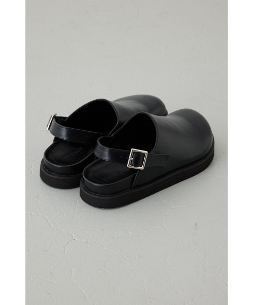 AZUL by moussy(アズールバイマウジー)の「バックベルトサボ 靴(ブーツ・レディース・ブラック・LL/LARGE/MEDIUM/SMALL)」の3枚目の写真