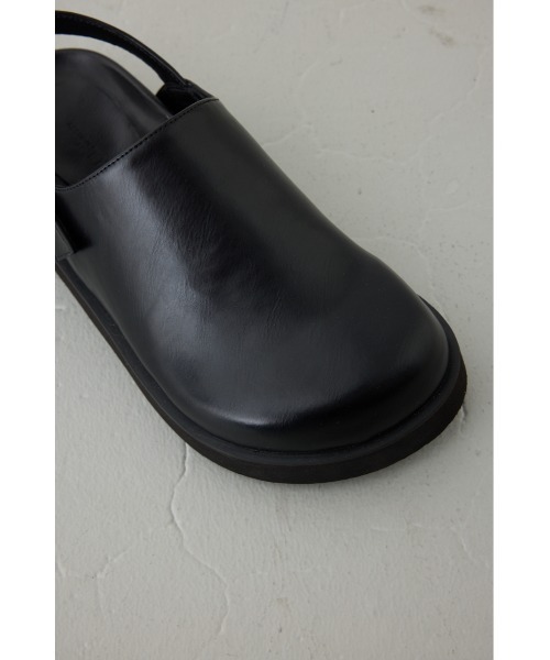 AZUL by moussy(アズールバイマウジー)の「バックベルトサボ 靴(ブーツ・レディース・ブラック・LL/LARGE/MEDIUM/SMALL)」の5枚目の写真