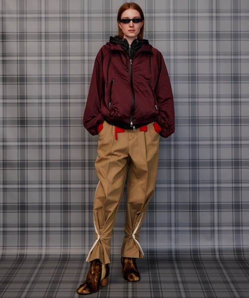 MAISON SPECIAL(メゾンスペシャル)の「Wide Straight Chino Pants/ワイドストレートチノパンツ(その他パンツ・レディース・ブラック/ベージュ・36/38)」の18枚目の写真