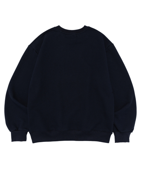 TAILOR STUDIO（テーラースタジオ）の「[起毛/起毛なし] エンビエル ロゴ スウェット (ネイビー)（スウェット・レディース・その他・SMALL/MEDIUM/LARGE/X-LARGE/S/M/L/XL）」の2枚目の写真