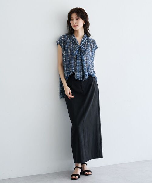 YECCA VECCA(イェッカヴェッカ)の「タイトロングスカート(スカート・レディース・ベージュ/ブラック/ブラウン・M/S)」の10枚目の写真