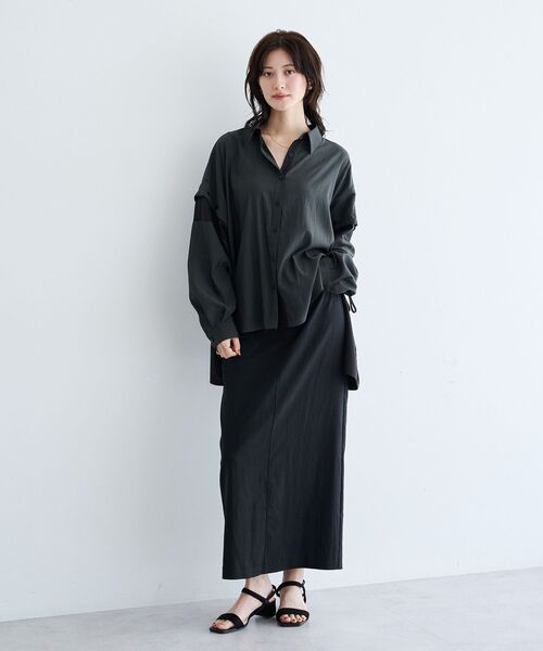 YECCA VECCA(イェッカヴェッカ)の「タイトロングスカート(スカート・レディース・ベージュ/ブラック/ブラウン・M/S)」の14枚目の写真