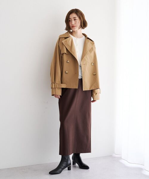 YECCA VECCA(イェッカヴェッカ)の「タイトロングスカート(スカート・レディース・ベージュ/ブラック/ブラウン・M/S)」の15枚目の写真
