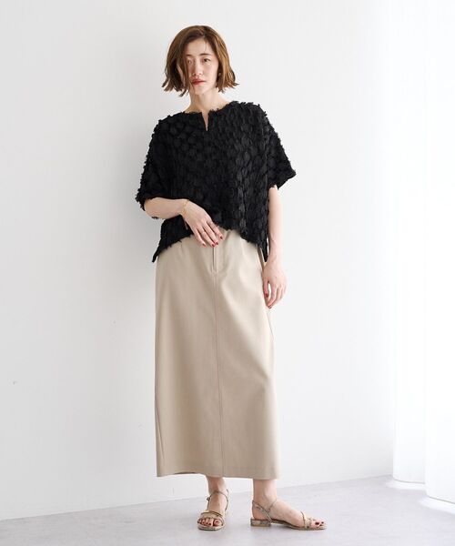 YECCA VECCA(イェッカヴェッカ)の「タイトロングスカート(スカート・レディース・ベージュ/ブラック/ブラウン・M/S)」の17枚目の写真
