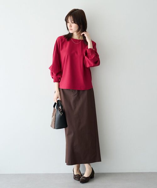 YECCA VECCA(イェッカヴェッカ)の「タイトロングスカート(スカート・レディース・ベージュ/ブラック/ブラウン・M/S)」の19枚目の写真