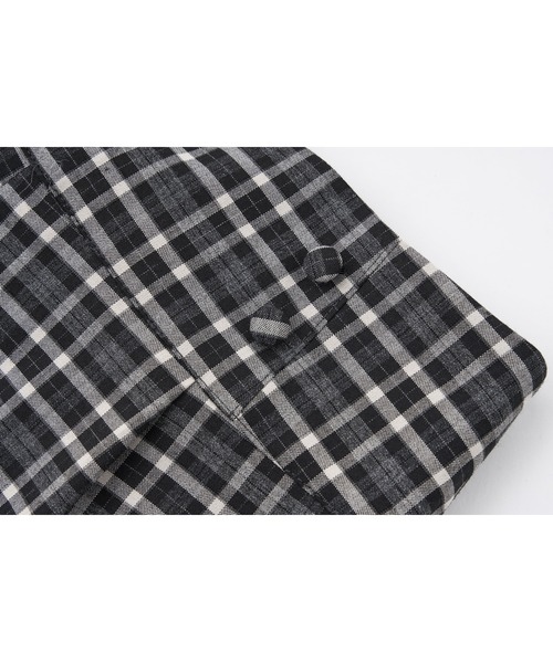 andwang(アンドワン)の「Ribbon Tie Arrange Shorts(スカート・レディース・チェック/ベージュ/ブラック・SMALL/MEDIUM)」の14枚目の写真