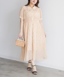 CLETTE（クレット）の「シアーチェックプリーツワンピース（ワンピース）」