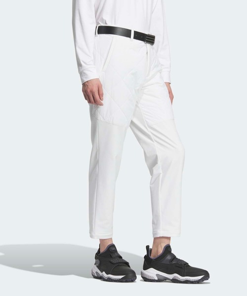 adidas(アディダス)の「EX STRETCH COLD .RDY 撥水 キルトコンビネーション ジョガーパンツ 【adidas Golf/アディダスゴルフ】(スウェットパンツ・メンズ・ホワイト・96/85/79/82/76/73/100/92/88)」の5枚目の写真