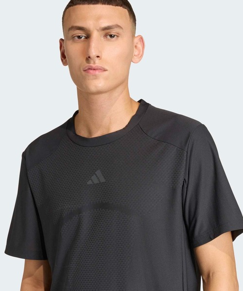 adidas(アディダス)の「クライマクール 3D Tシャツ / アディダス adidas(Tシャツ/カットソー・メンズ・ブラック・XX-LARGE/3XL/LARGE/MEDIUM/SMALL/X-LARGE)」の3枚目の写真