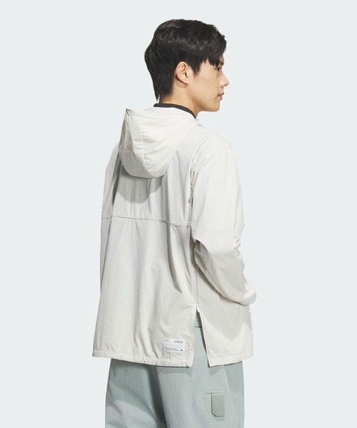 adidas（アディダス）の「クラブ コンシューマー アノラック フードジャケット【adidas Golf/アディダスゴルフ】（ブルゾン・メンズ・グレー・XX-LARGE/3XL/LARGE/MEDIUM/SMALL/X-LARGE）」の2枚目の写真