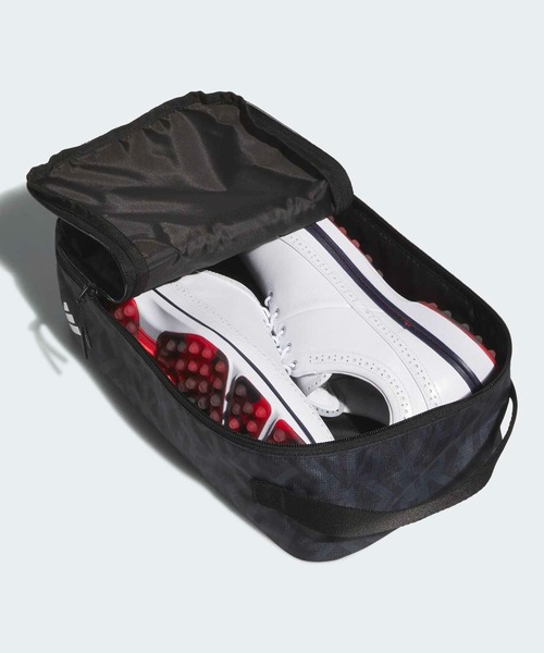 adidas(アディダス)の「カオス シューズケース【adidas Golf/アディダスゴルフ】(エコバッグ/サブバッグ・メンズ・ブラック・FREE)」の4枚目の写真
