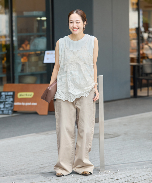 JOURNAL STANDARD（ジャーナルスタンダード）の「チノパンツ（チノパンツ・レディース・ベージュ・36/42/40/38）」の2枚目の写真