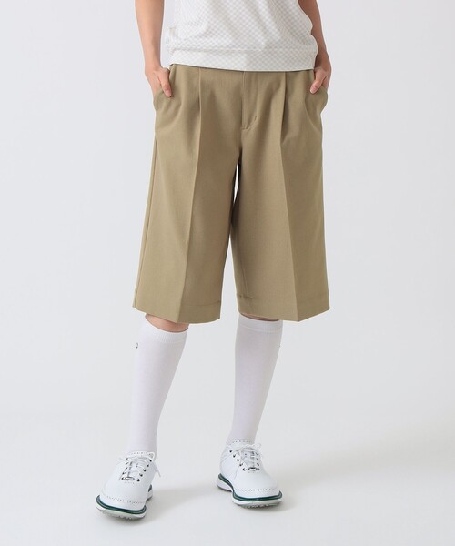 BEAMS GOLF(ビームスゴルフ)の「PURPLE LABEL / 膝下丈 ストレッチ キュロットパンツ(その他パンツ・レディース・ベージュ/ネイビー/グレー・SMALL/MEDIUM/LARGE)」の2枚目の写真