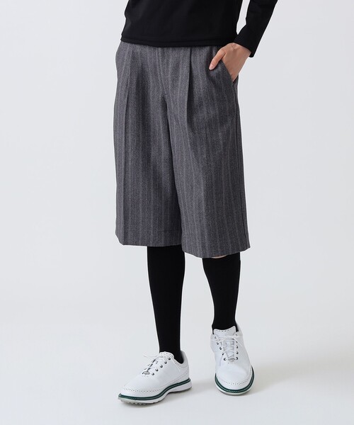 BEAMS GOLF(ビームスゴルフ)の「PURPLE LABEL / 膝下丈 ストレッチ キュロットパンツ(その他パンツ・レディース・ベージュ/ネイビー/グレー・SMALL/MEDIUM/LARGE)」の1枚目の写真