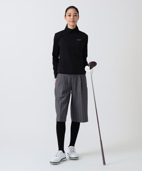 BEAMS GOLF(ビームスゴルフ)の「PURPLE LABEL / 膝下丈 ストレッチ キュロットパンツ(その他パンツ・レディース・ベージュ/ネイビー/グレー・SMALL/MEDIUM/LARGE)」の5枚目の写真
