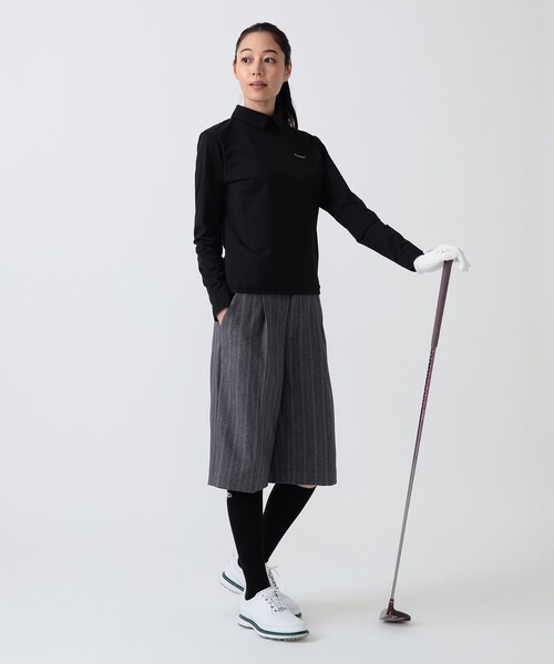 BEAMS GOLF(ビームスゴルフ)の「PURPLE LABEL / 膝下丈 ストレッチ キュロットパンツ(その他パンツ・レディース・ベージュ/ネイビー/グレー・SMALL/MEDIUM/LARGE)」の6枚目の写真