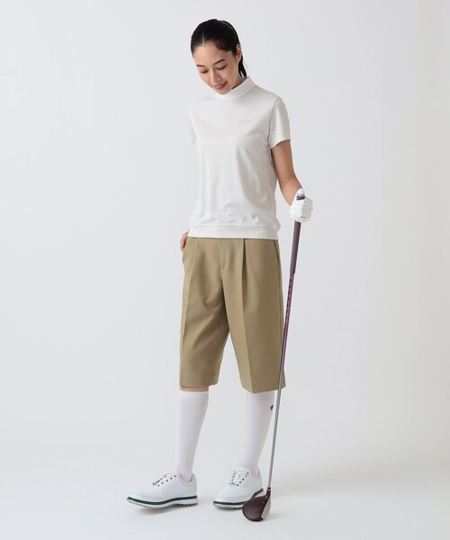 BEAMS GOLF(ビームスゴルフ)の「PURPLE LABEL / 膝下丈 ストレッチ キュロットパンツ(その他パンツ・レディース・ベージュ/ネイビー/グレー・SMALL/MEDIUM/LARGE)」の9枚目の写真