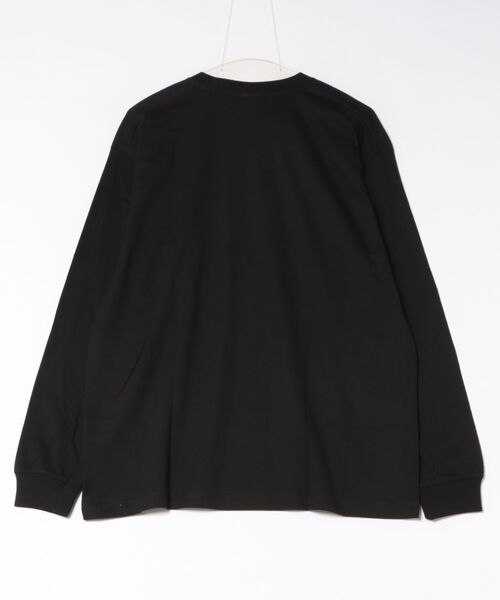 ムラサキスポーツ（ムラサキスポーツ）の「NEWTRAL/ニュートラル OLD ENGLISH LOGO LSTEE ロンT NT2263037（Tシャツ/カットソー・メンズ・ホワイト/ブラック・M/XL）」の3枚目の写真
