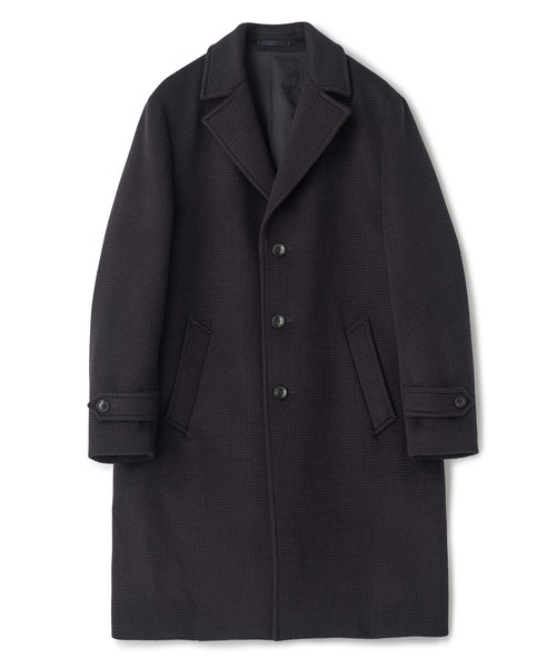 MEN'S BIGI(メンズビギ)の「スーパー140ウールビーバーステンカラーコート(ステンカラーコート・メンズ・ブラウン/グレー・04/03/02/01)」の7枚目の写真