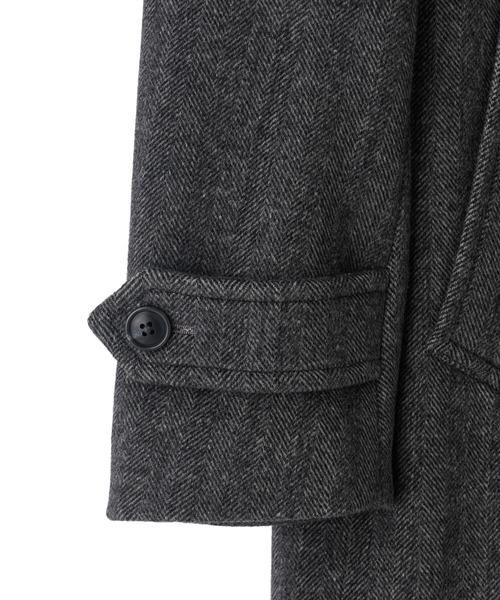 MEN'S BIGI(メンズビギ)の「スーパー140ウールビーバーステンカラーコート(ステンカラーコート・メンズ・ブラウン/グレー・04/03/02/01)」の14枚目の写真