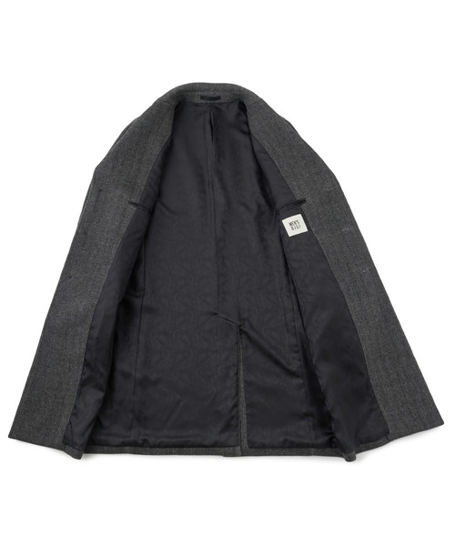 MEN'S BIGI(メンズビギ)の「スーパー140ウールビーバーステンカラーコート(ステンカラーコート・メンズ・ブラウン/グレー・04/03/02/01)」の17枚目の写真