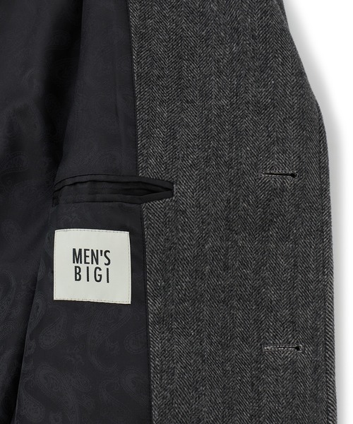 MEN'S BIGI(メンズビギ)の「スーパー140ウールビーバーステンカラーコート(ステンカラーコート・メンズ・ブラウン/グレー・04/03/02/01)」の18枚目の写真