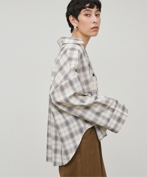 LARUTA(ラルータ)の「【LARUTA】シアースキッパーマルチWAYシャツ(シャツ/ブラウス・レディース・その他1/その他3/その他2/ブラウン・FREE)」の15枚目の写真