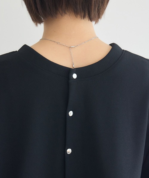 Pillini（ピリーニ）の「2WAY裾フリルTOPS（Tシャツ/カットソー・レディース・アイボリー/ブラック・FREE）」の15枚目の写真