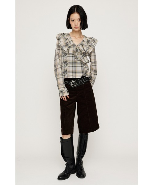 SLY(スライ)の「RAFFLE GATHER BL ラッフルギャザーブラウス 秋服 冬服(シャツ/ブラウス・レディース・ベージュ系その他/ネイビー系/オフホワイト・FREE)」の12枚目の写真