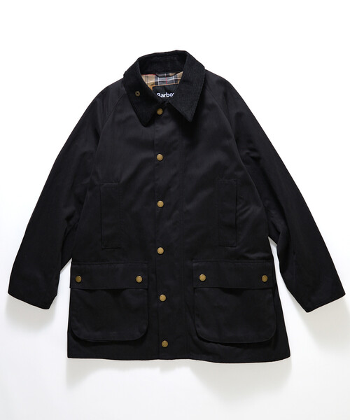 Barbour(バブアー)の「Barbour/バブアー 別注OS Beaufort ピーチスキン_lining/オーバーサイズ ビューフォート ライニング(その他アウター・レディース・セージグリーン/ブラック・38)」の4枚目の写真