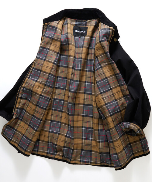 Barbour(バブアー)の「Barbour/バブアー 別注OS Beaufort ピーチスキン_lining/オーバーサイズ ビューフォート ライニング(その他アウター・レディース・セージグリーン/ブラック・38)」の17枚目の写真
