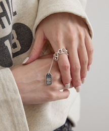 U by SPICK&SPAN（ユーバイスピックアンドスパン）の「SHUU/シュウ 奏那 SONA チェーンリング SILVER（リング）」