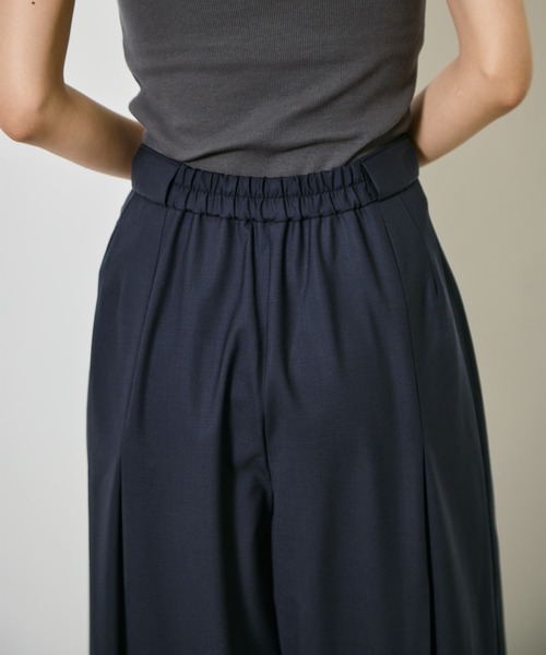 CITY TOKYO(シティトウキョウ)の「【CITY TOKYO/シティートウキョウ】Super120 Tropical Trousers/トロピカルトラウザーズ(スラックス・レディース・ネイビー/ブラウン/ダークグレー・1/2/3)」の18枚目の写真