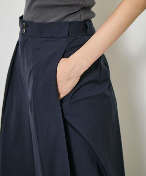 CITY TOKYO(シティトウキョウ)の「【CITY TOKYO/シティートウキョウ】Super120 Tropical Trousers/トロピカルトラウザーズ(スラックス・レディース・ネイビー/ブラウン/ダークグレー・1/2/3)」の20枚目の写真