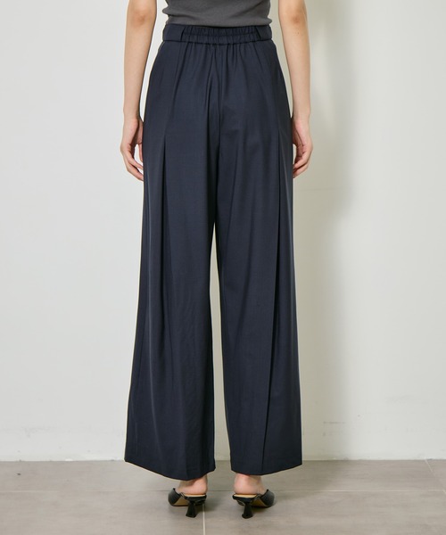 CITY TOKYO(シティトウキョウ)の「【CITY TOKYO/シティートウキョウ】Super120 Tropical Trousers/トロピカルトラウザーズ(スラックス・レディース・ネイビー/ブラウン/ダークグレー・1/2/3)」の17枚目の写真
