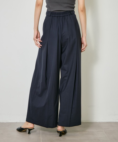 CITY TOKYO(シティトウキョウ)の「【CITY TOKYO/シティートウキョウ】Super120 Tropical Trousers/トロピカルトラウザーズ(スラックス・レディース・ネイビー/ブラウン/ダークグレー・1/2/3)」の22枚目の写真