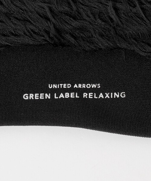 green label relaxing（グリーンレーベルリラクシング）の「フリンジソックス（ソックス/靴下・レディース・ブラック/ホワイト/ブラウン系・FREE）」の9枚目の写真